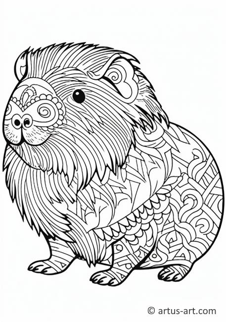 Guinea pig Coloring Page